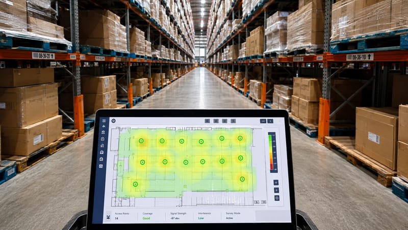 Turnkey WiFi Deployment for a Large Warehouse